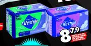 Lifestyle Ultra Dry/Cotton Feel Sanitary Pads with Wings-10's per pack each
