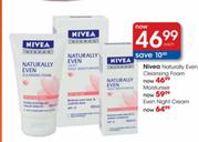 Nivea Naturally Even Cleasing Foam