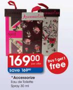Accessorize Eau De Toilette Spray-30ml