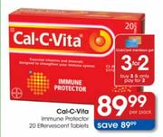 Cal-C-Vita Immune Protector Effervescent Tablets-20 per pack