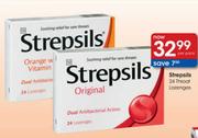 Strepsils 24 Throat Lozenges-per pack