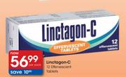 Linctagon-C 12 Effervescent Tablets-12 per pack