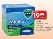 Vicks VapoRub Chest Rub-50g per pack