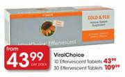Viralchoice Effervescent Tablets-30 per pack