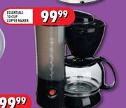 Essentials 10-Cup Coffee Maker