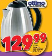 Ottimo Stainless Steel Corded Kettle-1.7 Ltr