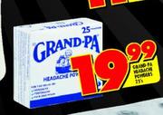 Grand-Pa Headache Powders-25's