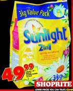 Sunlight 2 In 1 Regular Washing Powder-3Kg