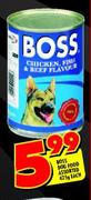 Boss Dog Food Assorted-425gm