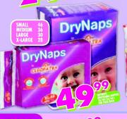 Dry Naps Disposable Wipes-46/36/30/28's