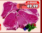 Steak Pack (T-Bone,Rump,Club)-Per KG