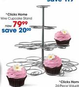 Clicks Home Wire Cupcake Stand