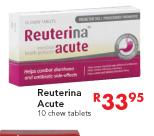 Reuterina Acute-10 Chew Tablets