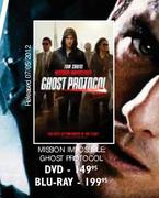 Mission Impossible Ghost Protocol DVD 