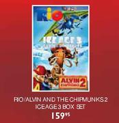 Rio/Alvin And The Chipmunks2 Iceage3 Box Set