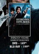 Sherlock Holmes Game Of Shadows DVD