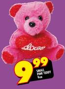 Small Pink Teddy 9cm