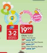Clicks Teether Water Filled Beads