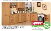 4 Piece Sandy Oak Kitchen Scheme
