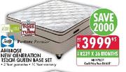 Sealy Ambrose New Generation Queen Base Set-152cm