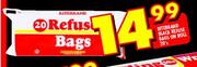 Ritebrand Black Refuse Bags on Roll-20's