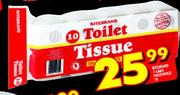 Ritebrand 1-Laag Toiletrolle-10's