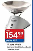 Clicks Home Stainless Steel Kitchen Scale 