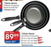 Clicks Home Aluminium Frying Pan-28x27cm