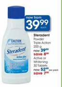 Steradent Triple Action Powder-200gm
