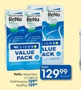 Renu Multi Plus value pack-2x360ml