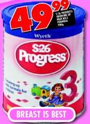 S-26 Progress Growing Up Milk No.3 Formula-900g