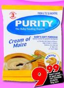 Purity Cream Of Maize Baby's Soft Porridge Assorted-900g Each