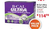 B-Cal Ultra Value Pack-60 + 30 Tablets