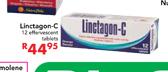 Linctagon-C Effervescent Tablets-12's