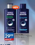 Nivea For Mrn Maximum hydration Or Revitalising Body Lotion-400Ml