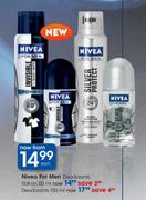 Nivea For Men Deodrants Roll On-50Ml