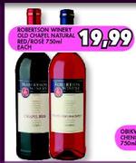Robertson Winery Old Chapel Natural Red/Rose-750ml Each