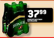 Hunters Dry Cider-6 x 330ml NRB