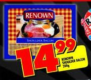 Renown Shoulder Bacon-200gm