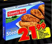 County Fair Crumbed Chicken Breast Steaks-400gm
