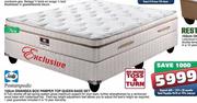 Sealy Posturepedic 152cm Swansea Box Pamper Top Queen Base Set