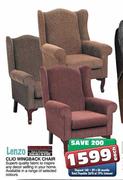 Lenzp Clio Wingback Chair-each