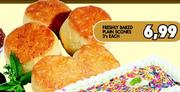 Freshly Baked Plain Scones-3's each