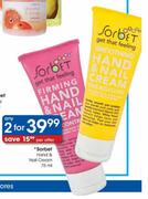 Sorbet Hand & Nail Cream-2x75ml