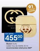 Gucci Guilty Ladies' Eau de Toilette-30ml Each