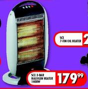 SCE 3-Bar Halogen Heater-1400W