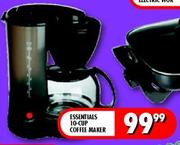 Essentials 10-Cup Coffee Maker