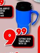 Cutting Edge Travel Mug With Lid