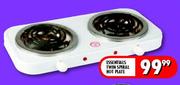 Essentials Twin Spiral Hot Plate 