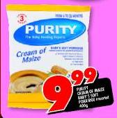 Purity Cream of Maize Baby's Soft Porridge-400gm